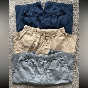 Wonder Nation Kids Shorts - Navy, Khaki, Gray